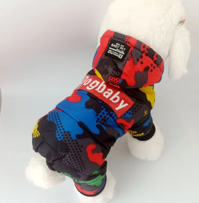 Title 3, Ropa para perros de invierno acolchada de algod...