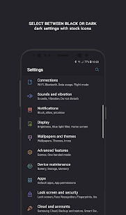   Swift for Samsung - Dark & Black Substratum Theme- screenshot thumbnail   