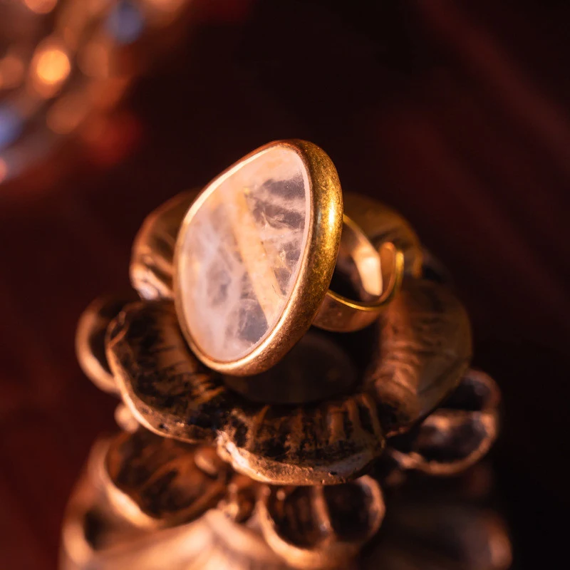 Crystal Stone Temperament Ring voor vrouwen, elegante sieraden die je persoonlijke stijl accentueren en je dagelijks comfort bieden.