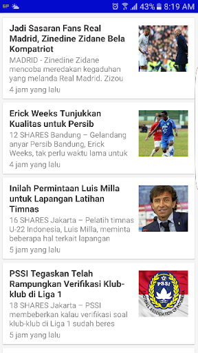 berita sepak bola