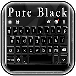 Cover Image of Unduh Pure Black Keyboard Theme 1.0 APK