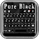 Thème de clavier Pure Black icon