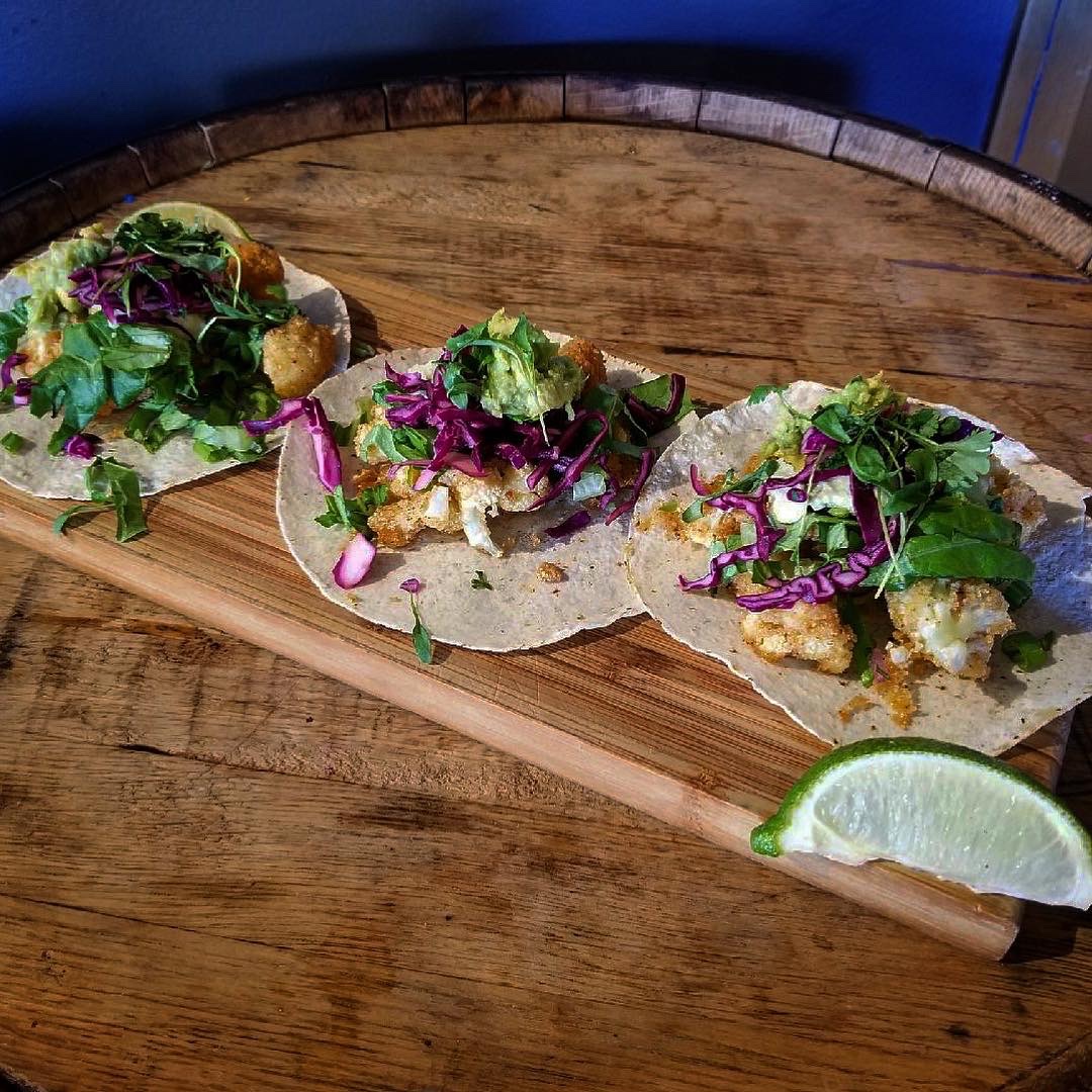 Fried Cauliflower Tacos