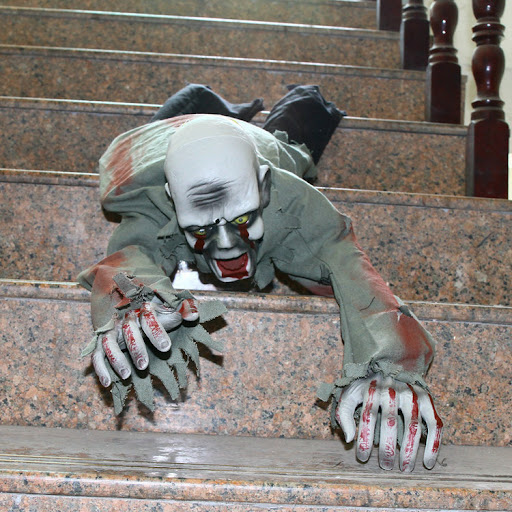 Title 1, Halloween Induction Electric Ghost Climbing Pro...
