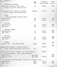 Khyma - Sea Princess menu 1