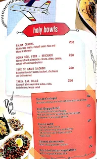 Travel Diaries menu 1