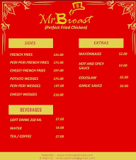 Mr Broast menu 2
