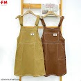 Váy Yếm Nữ Fm Style Chất Kaki 1 Túi Thêu Hình Phối Chỉ Viền Phong Cách Dễ Thương Hàn Quốc 208040074
