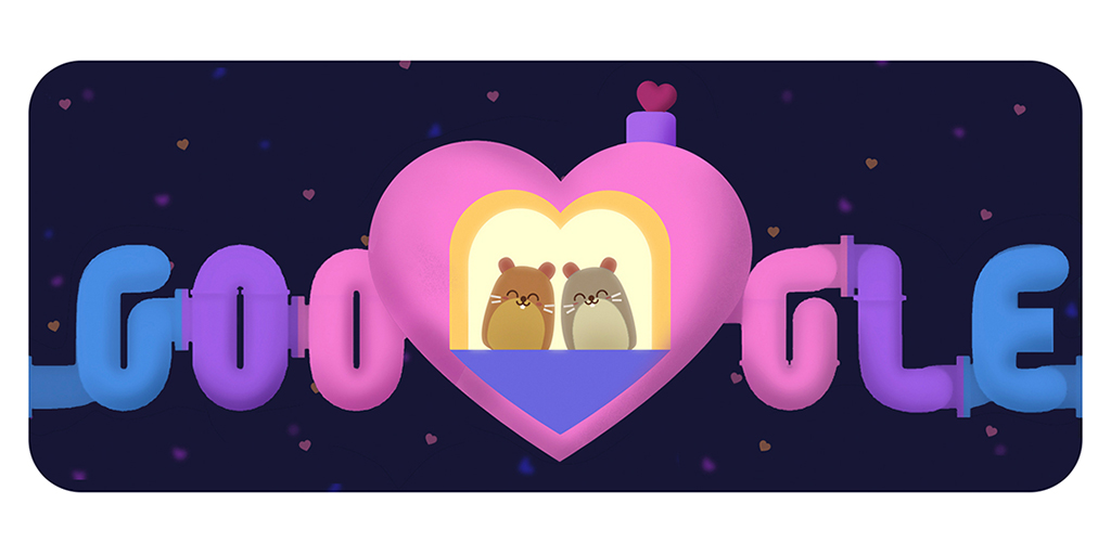 Valentine's Day: Google Doodle celebrates Valentine's day with a game