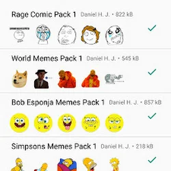 32+ Funny Memes Whatsapp Sticker Komik