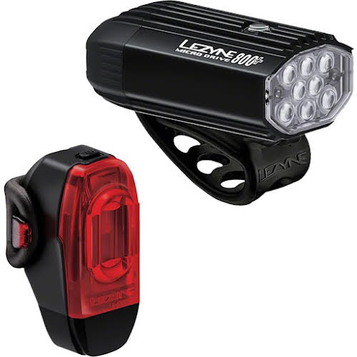 Lezyne Micro Drive 800+ / KTV Drive+ Headlight and Taillight Set