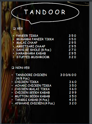 Cafe jugaad menu 