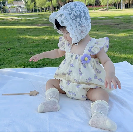 Title 12, Western Princess Style Baby Girl Sling Onesie T...