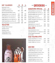 Barista Coffee menu 1