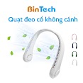 Quạt Không Cánh Đeo Cổ Bintech, Quạt Tích Điện, 3 Mức Độ, Kiểu Dáng Thể Thao, Pin Trâu