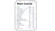 Indian Rawalpindi menu 2