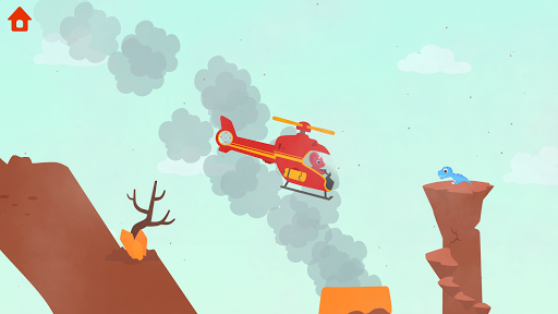 Code Triche Hélicopteur Dinosaure - Jeux pour enfants APK MOD screenshots 3