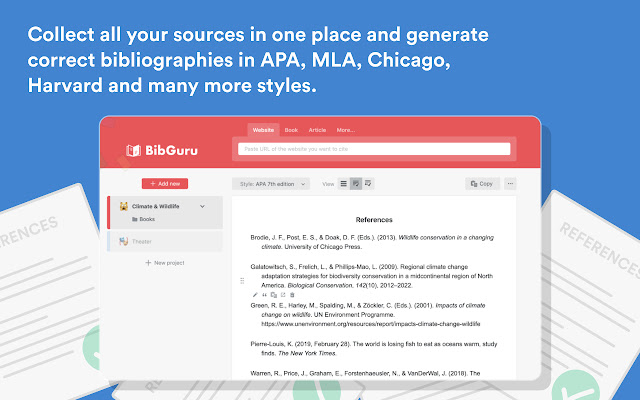 BibGuru: Free Citation Generator chrome extension