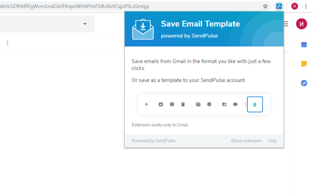 Save Email Template powered by SendPulse Preview image 4