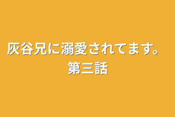 灰谷兄に溺愛されてます。第三話