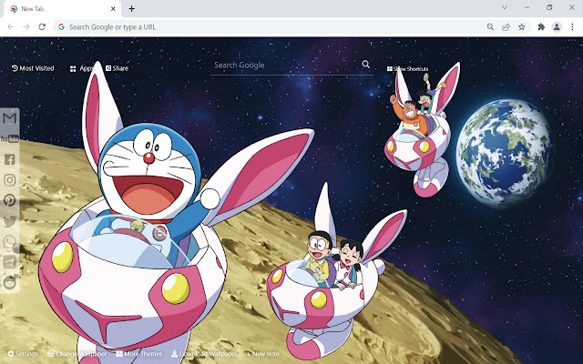 Doraemon Wallpaper HD New Tab