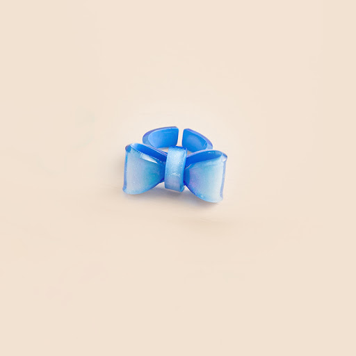 Title 6, Candy-colored Bow Ring Adjustable Opening Cute ...