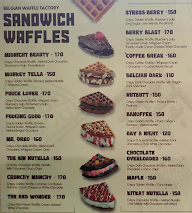 Belgian waffle Factory menu 8