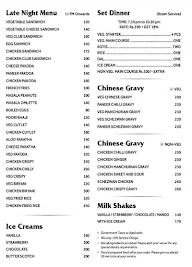 Hotel Kohinoor Park menu 4