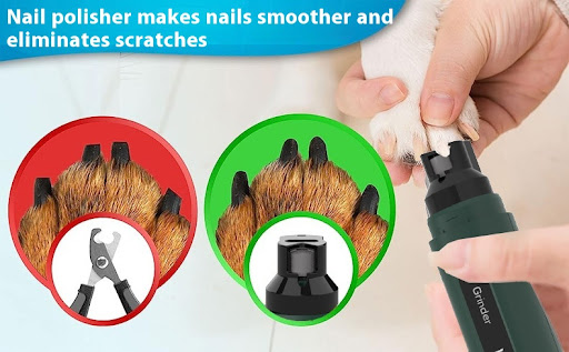 Title 11, Electric Dog Nail Grinder Pet Nail Trimmers Rec...