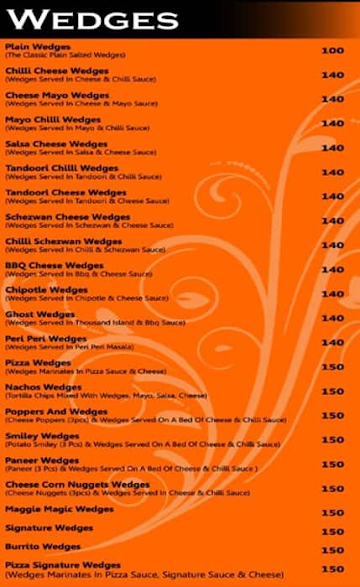 Cafe New Version menu 