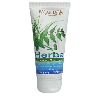 Patanjali Herbal Shave Gel - 50 gm