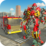 Cover Image of Download Fire Engine Real Robot Transformation: Robot Wars 1.0.5 APK