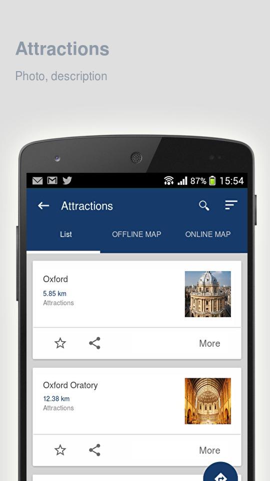 Oxford: Offline travel guide Screen 3