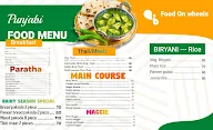 Ram Babu Parathe menu 1