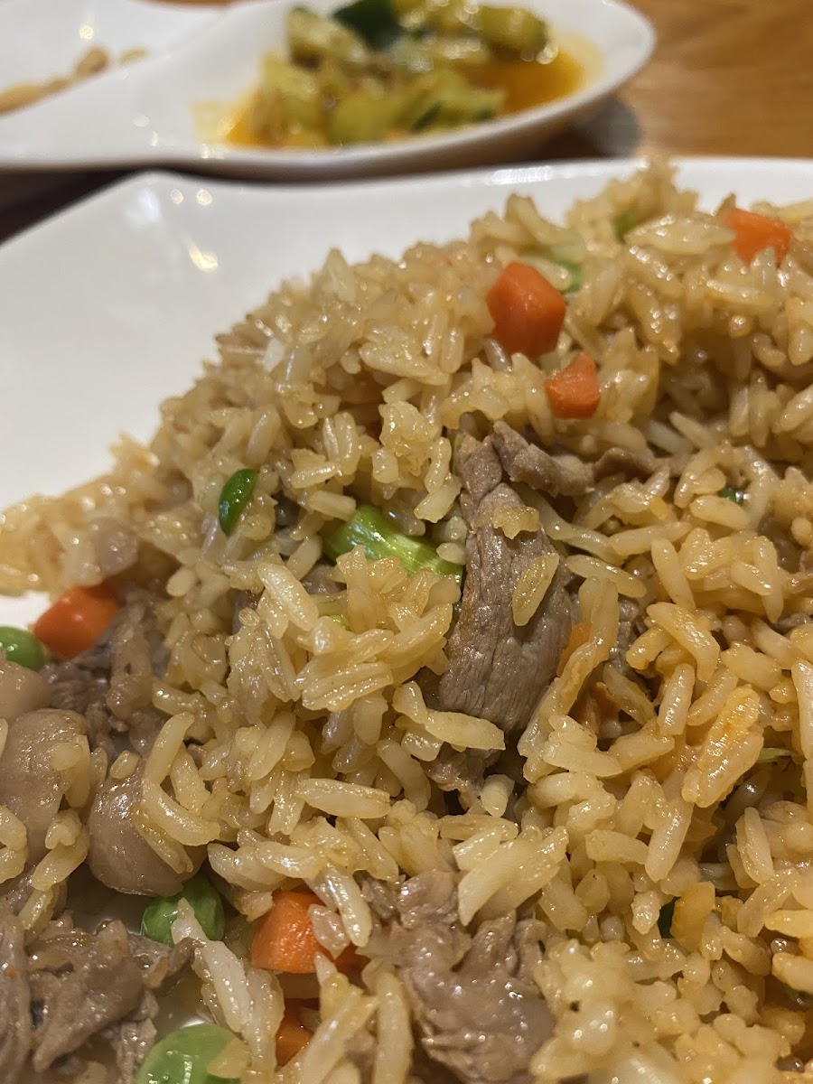 Beef fried rice