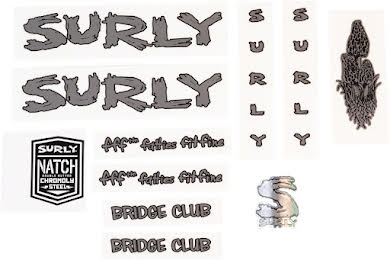 Surly Bridge Club Frame Decal Set alternate image 2