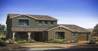 Reprise floor plan at Eastmark by Woodside Homes New Construction Homes Mesa AZ 85212