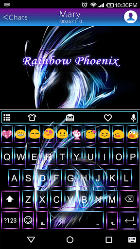 Phoenix Rainbow Emoji Keyboard