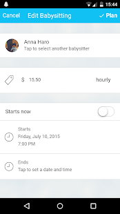 Galupi - Babysitting App Screenshots 1