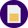 SIM card info & Network cell i icon