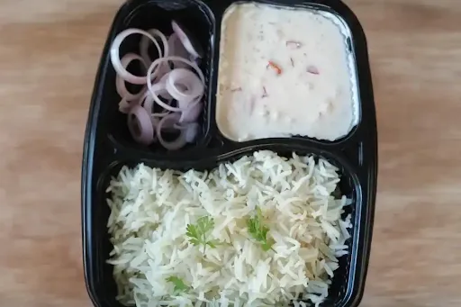 Mix Vegetable Raita+Rice