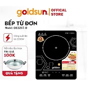 Bếp Từ Đơn Goldsun Gic3203 - D Điều Khiển Cảm Ứng, Công Suất 2200W - Hàng Chính Hãng