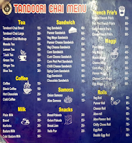 Tandoori Chai menu 1