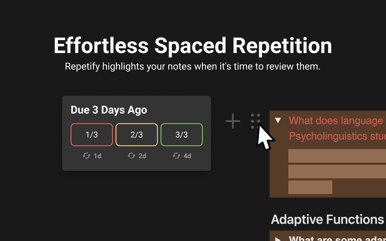 Spaced-Repetition in Notion - Repetify Preview image 3