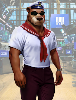 Wall Street Avatar Sailor Bear #483