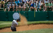 Louis Oosthuizen of South Africa on the 10th hole during day 3 of the 2016 Nedbank Golf Challenge at the Gary Player Country Club, Sun City on 12 November 2016.   