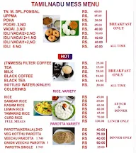 Tamil Nadu Mess menu 3