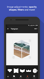 Textgram - write on photos Screenshot