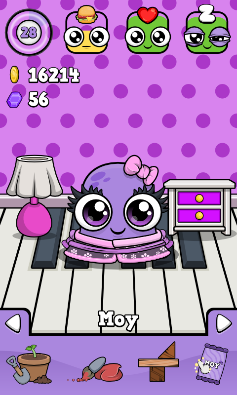   Moy 4 🐙 Virtual Pet Game- 스크린샷 