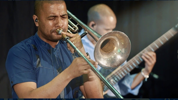 Kyle du Preez will play the trombone in Nelson Mandela University’s Isisusa Jazz Fest